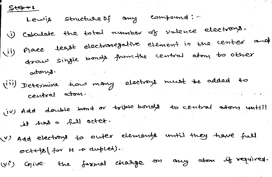 Chemistry homework question answer, step 1, image 1